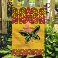 Personalised Tufi Tapa and Tattoo Festival Garden Flag PNG Oro Butterfly Tapa Pattern - Polynesian Pride