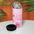 Personalised Polynesia Breast Cancer Awareness 4 in 1 Can Cooler Tumbler No One Fights Alone Turtle Ribbon - Pink Version