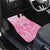 Personalised Polynesia Breast Cancer Awareness Car Mats No One Fights Alone Turtle Ribbon - Pink Version