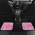 Personalised Polynesia Breast Cancer Awareness Car Mats No One Fights Alone Turtle Ribbon - Pink Version