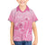 Personalised Polynesia Breast Cancer Awareness Kid Hawaiian Shirt No One Fights Alone Turtle Ribbon - Pink Version