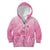 Personalised Polynesia Breast Cancer Awareness Kid Hoodie No One Fights Alone Turtle Ribbon - Pink Version