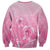 Personalised Polynesia Breast Cancer Awareness Sweatshirt No One Fights Alone Turtle Ribbon - Pink Version