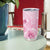 Personalised Polynesia Breast Cancer Awareness Tumbler Cup No One Fights Alone Turtle Ribbon - Pink Version