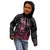 Personalised Polynesia Breast Cancer Awareness Kid Hoodie No One Fights Alone Turtle Ribbon - Black Version