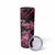 Personalised Polynesia Breast Cancer Awareness Skinny Tumbler No One Fights Alone Turtle Ribbon - Black Version