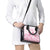 Personalised Polynesia Breast Cancer Awareness Shoulder Handbag No One Fights Alone Turtle Ribbon - White Version