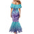 Polynesia Suicide Prevention Month Mermaid Dress Butterfly Purple And Teal Ribbon Tomorrow Needs You