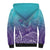 Polynesia Suicide Prevention Month Sherpa Hoodie Butterfly Purple And Teal Ribbon Tomorrow Needs You