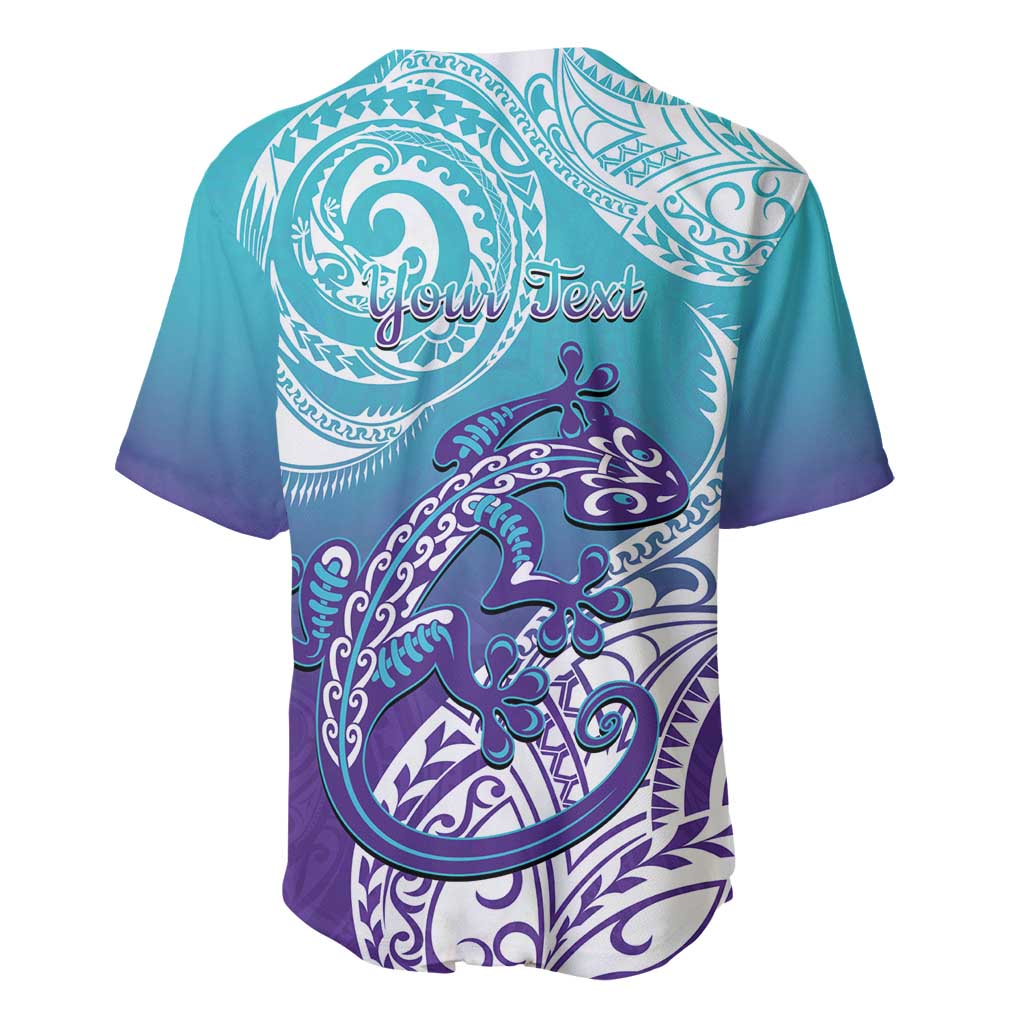 Personalised New Zealand Suicide Prevention Month Baseball Jersey You Matter NZ Fern With Maori Koru Lizard