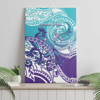 Personalised New Zealand Suicide Prevention Month Canvas Wall Art You Matter NZ Fern With Maori Koru Lizard