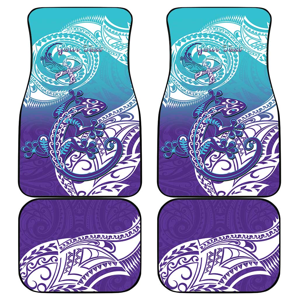 Personalised New Zealand Suicide Prevention Month Car Mats You Matter NZ Fern With Maori Koru Lizard