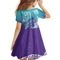 Personalised New Zealand Suicide Prevention Month Family Matching Off Shoulder Short Dress and Hawaiian Shirt You Matter NZ Fern With Maori Koru Lizard LT14 - Polynesian Pride