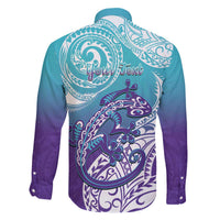 Personalised New Zealand Suicide Prevention Month Family Matching Puletasi and Hawaiian Shirt You Matter NZ Fern With Maori Koru Lizard LT14 - Polynesian Pride