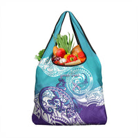 Personalised New Zealand Suicide Prevention Month Grocery Bag You Matter NZ Fern With Maori Koru Lizard