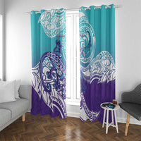 Personalised New Zealand Suicide Prevention Month Window Curtain You Matter NZ Fern With Maori Koru Lizard
