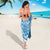Personalised New Zealand Autism Awareness Sarong NZ Fern With Maori Koru Lizard