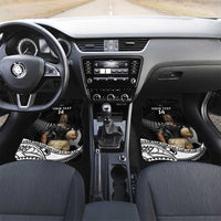 Custom New Zealand Silver Fern Rugby Car Mats 2024 Aotearoa Maori Mascot Go All Black