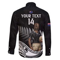 Custom New Zealand Silver Fern Rugby Family Matching Short Sleeve Bodycon Dress and Hawaiian Shirt 2024 Aotearoa Maori Mascot Go All Black LT14 - Polynesian Pride