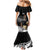 Custom New Zealand Silver Fern Rugby Mermaid Dress 2024 Aotearoa Maori Mascot Go All Black