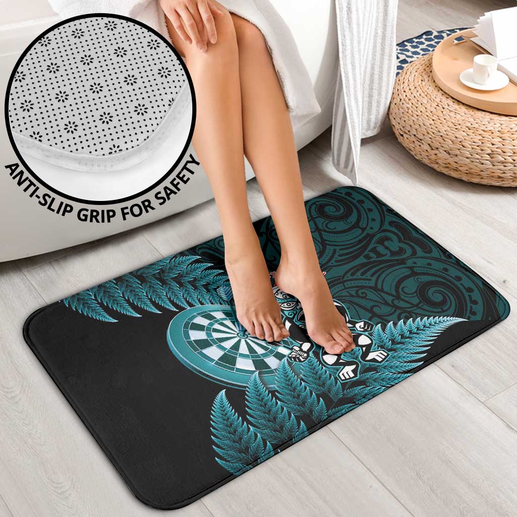 New Zealand Darts Christmas Bathroom Set Maori Fern Merry Dartsmas - Polynesian Pride