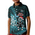 Personalised New Zealand Darts Christmas Kid Polo Shirt Maori Fern Merry Dartsmas - Polynesian Pride