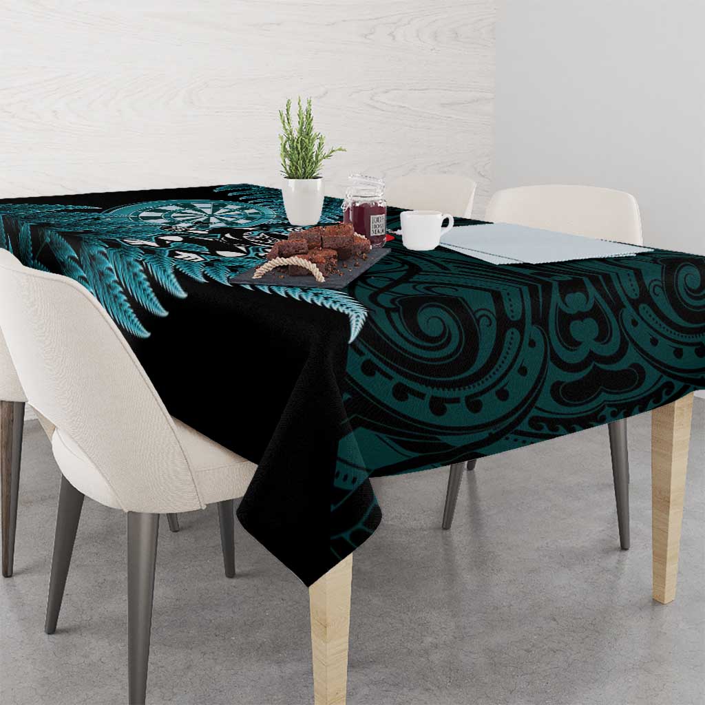 New Zealand Darts Christmas Tablecloth Maori Fern Merry Dartsmas LT14 - Polynesian Pride