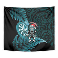 New Zealand Darts Christmas Tapestry Maori Fern Merry Dartsmas LT14 - Polynesian Pride