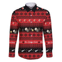 New Zealand Darts Christmas Family Matching Mermaid Dress and Hawaiian Shirt Merry Xmas Aotearoa Maori Red - Polynesian Pride