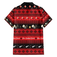 New Zealand Darts Christmas Family Matching Summer Maxi Dress and Hawaiian Shirt Merry Xmas Aotearoa Maori Red - Polynesian Pride