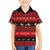 New Zealand Darts Christmas Kid Hawaiian Shirt Merry Xmas Aotearoa Maori Red - Polynesian Pride
