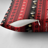 New Zealand Darts Christmas Pillow Cover Merry Xmas Aotearoa Maori Red LT14 - Polynesian Pride