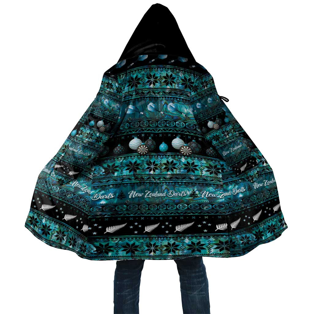 New Zealand Darts Christmas Cloak Merry Xmas Aotearoa Maori Paua Shell - Polynesian Pride