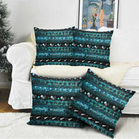 New Zealand Darts Christmas Pillow Cover Merry Xmas Aotearoa Maori Paua Shell LT14 - Polynesian Pride