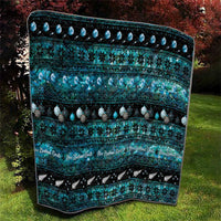 New Zealand Darts Christmas Quilt Merry Xmas Aotearoa Maori Paua Shell - Polynesian Pride