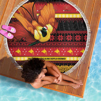Papua New Guinea Christmas Beach Blanket Bikpela hamamas blong dispela Krismas LT14 - Polynesian Pride