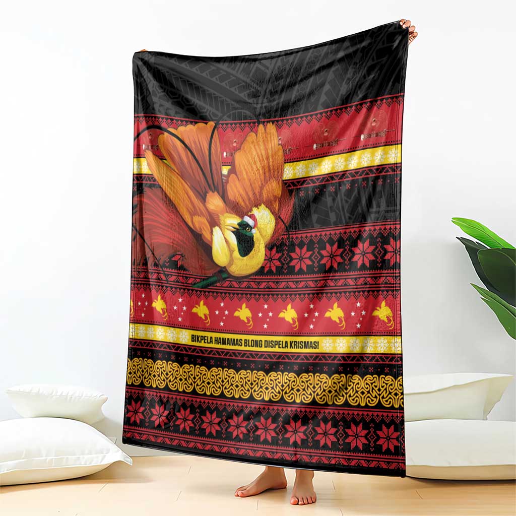 Papua New Guinea Christmas Blanket Bikpela hamamas blong dispela Krismas LT14 - Polynesian Pride