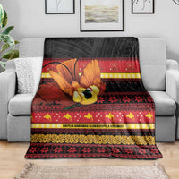 Papua New Guinea Christmas Blanket Bikpela hamamas blong dispela Krismas LT14 - Polynesian Pride