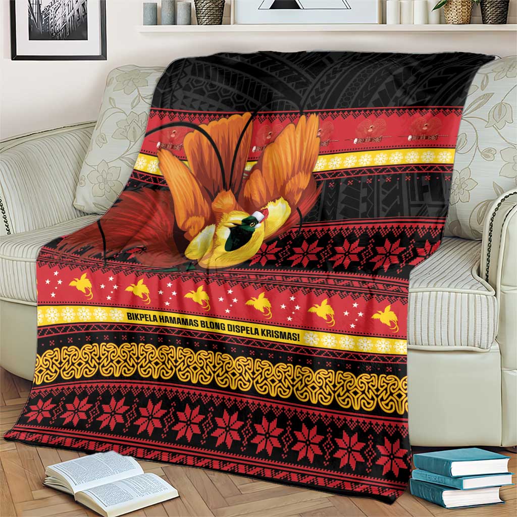 Papua New Guinea Christmas Blanket Bikpela hamamas blong dispela Krismas LT14 - Polynesian Pride