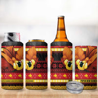Papua New Guinea Christmas 4 in 1 Can Cooler Tumbler Bikpela hamamas blong dispela Krismas - Polynesian Pride