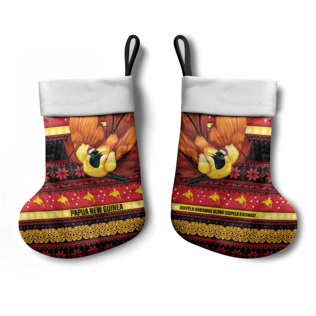 Papua New Guinea Christmas Stocking Bikpela hamamas blong dispela Krismas - Polynesian Pride