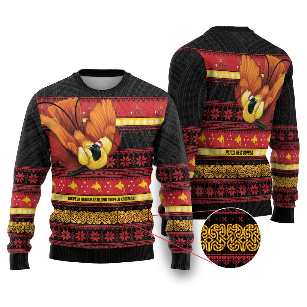 Papua New Guinea Christmas Ugly Christmas Sweater Bikpela hamamas blong dispela Krismas - Polynesian Pride