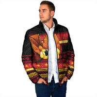 Papua New Guinea Christmas Padded Jacket Bikpela hamamas blong dispela Krismas LT14 - Polynesian Pride