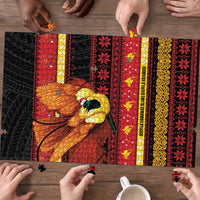 Papua New Guinea Christmas Puzzle Bikpela hamamas blong dispela Krismas LT14 - Polynesian Pride