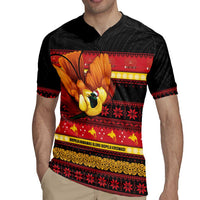 Papua New Guinea Christmas Rugby Jersey Bikpela hamamas blong dispela Krismas - Polynesian Pride