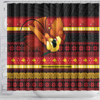 Papua New Guinea Christmas Shower Curtain Bikpela hamamas blong dispela Krismas LT14 - Polynesian Pride