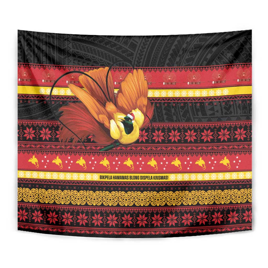 Papua New Guinea Christmas Tapestry Bikpela hamamas blong dispela Krismas LT14 - Polynesian Pride