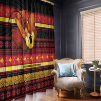 Papua New Guinea Christmas Window Curtain Bikpela hamamas blong dispela Krismas LT14 - Polynesian Pride