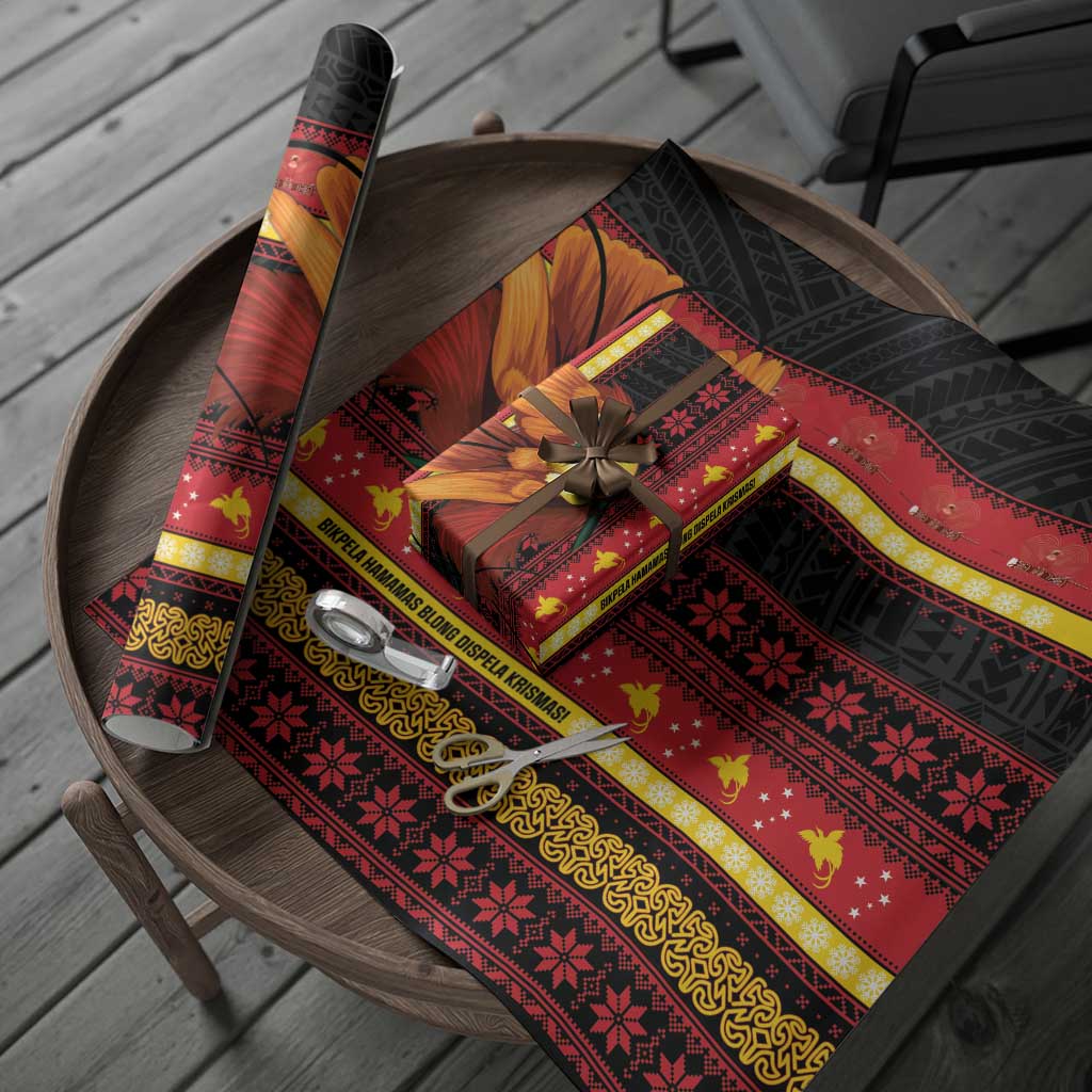 Papua New Guinea Christmas Wrapping Paper Bikpela hamamas blong dispela Krismas LT14 - Polynesian Pride
