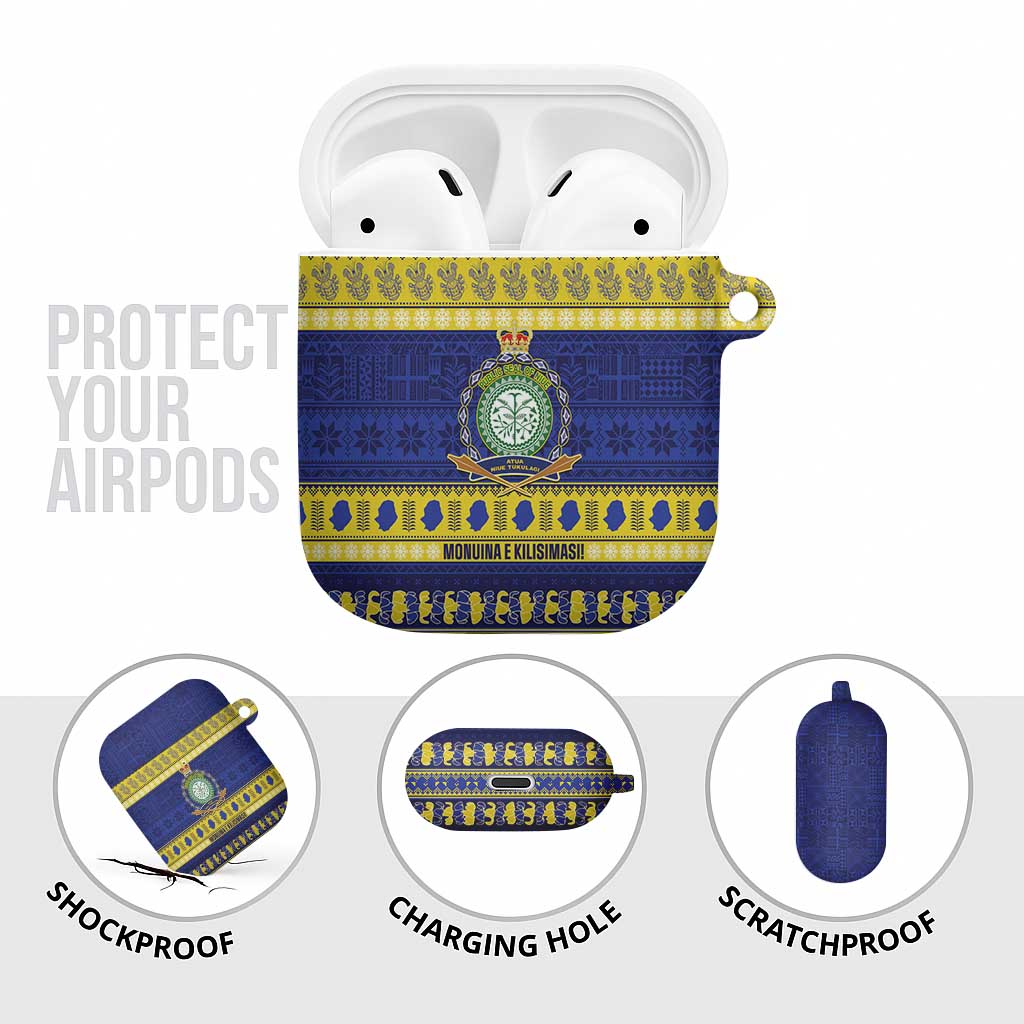 Niue Christmas AirPods Case Monuina e Kilisimasi Hiapo Motifs - Polynesian Pride